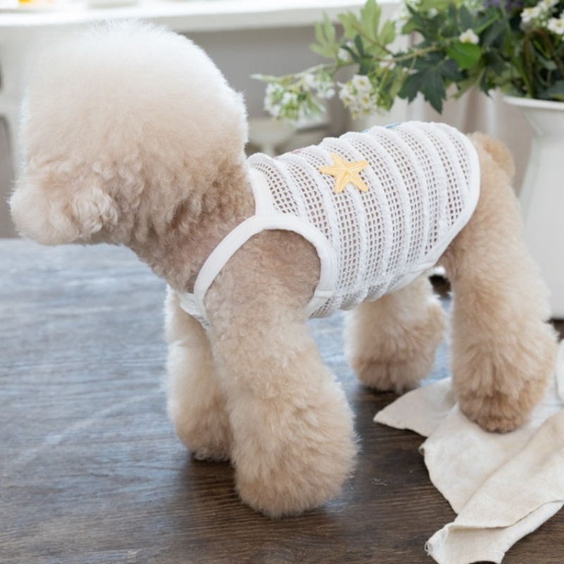 Pet Spring Mesh Sunscreen Coat - Suspender Tank Top 评论和价格