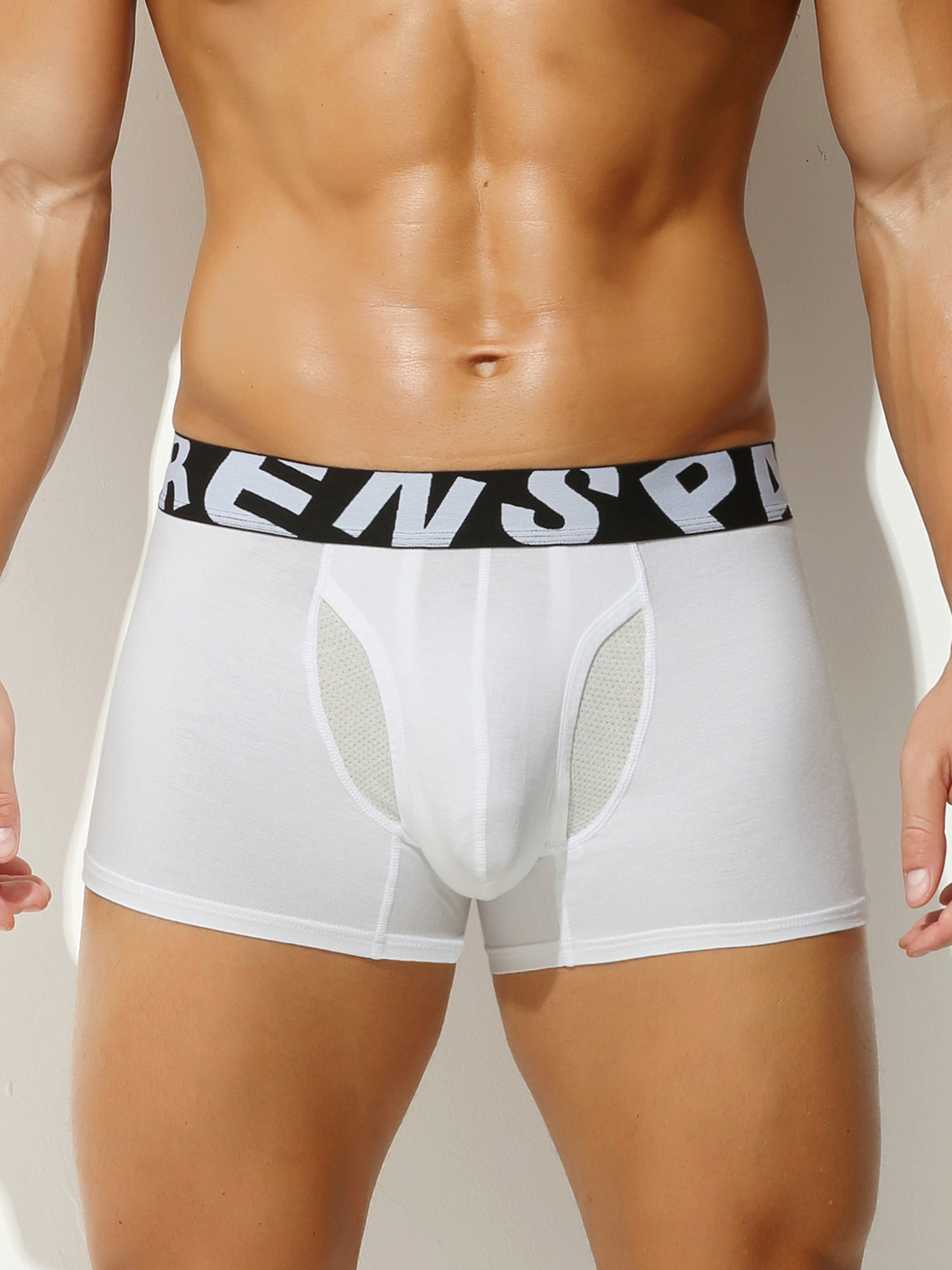 Men's Polyester Fiber Dual Pou - Bamboo Fiber Trunk 评论和价格