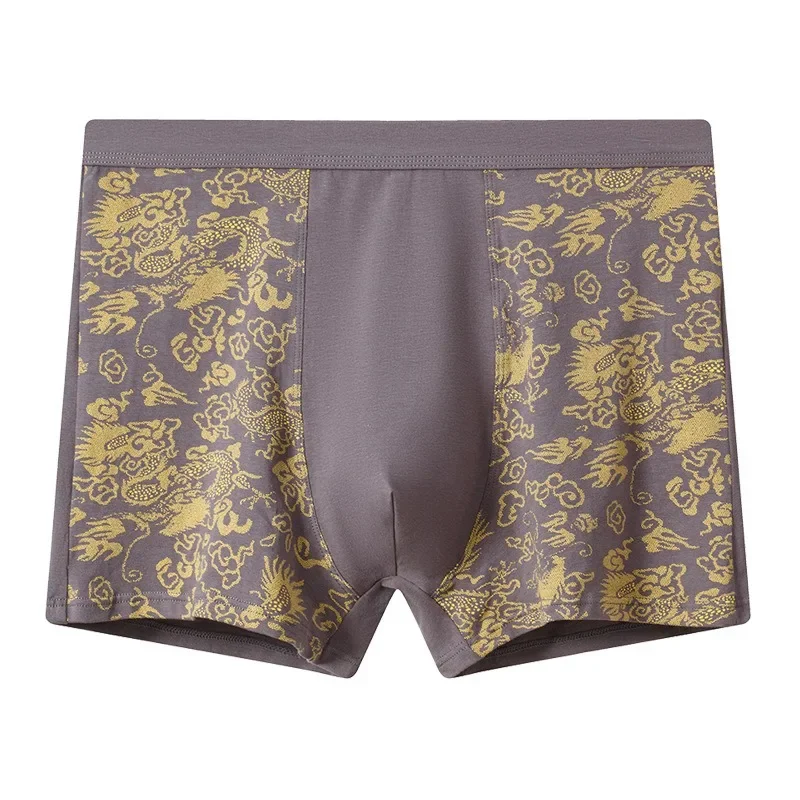 Pure Cotton Boxers Men Plus Si - Boxer Brief Pack Cotton 评论和价格