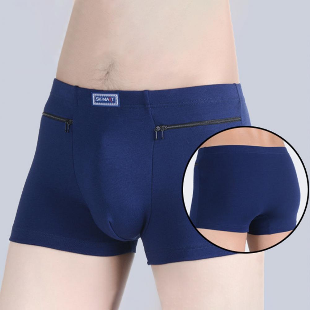 Men's Pockets Underwear Anti-t - Boxer Brief Pack Cotton 评论和价格