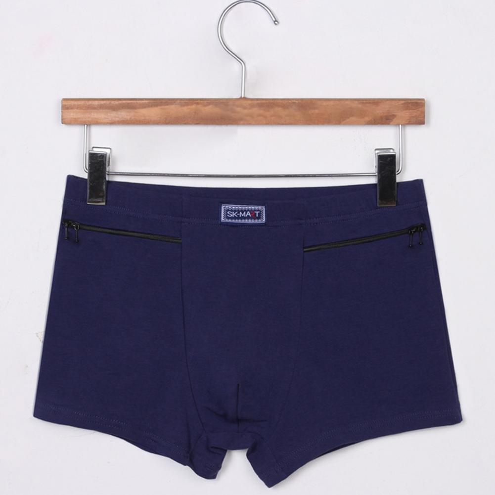 Men's Pockets Underwear Anti-t - Boxer Brief Pack Cotton 评论和价格