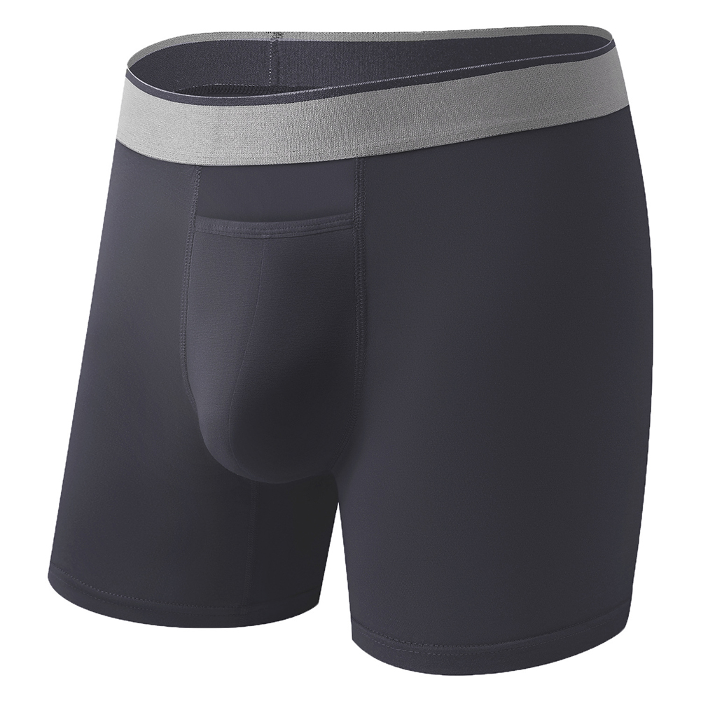 1pc Men Long Leg Shorts Soft U - Bamboo Fiber Trunk 评论和价格