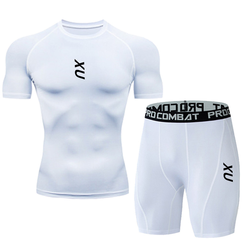 New men's running tight T-shir - T Shirt Tight Fit 评论和价格