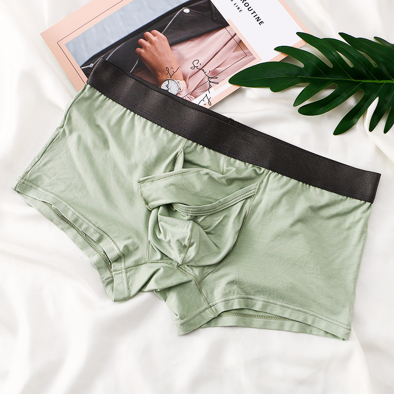 Men's Bamboo Fiber Boxer Brief - Bamboo Fiber Trunk 评论和价格