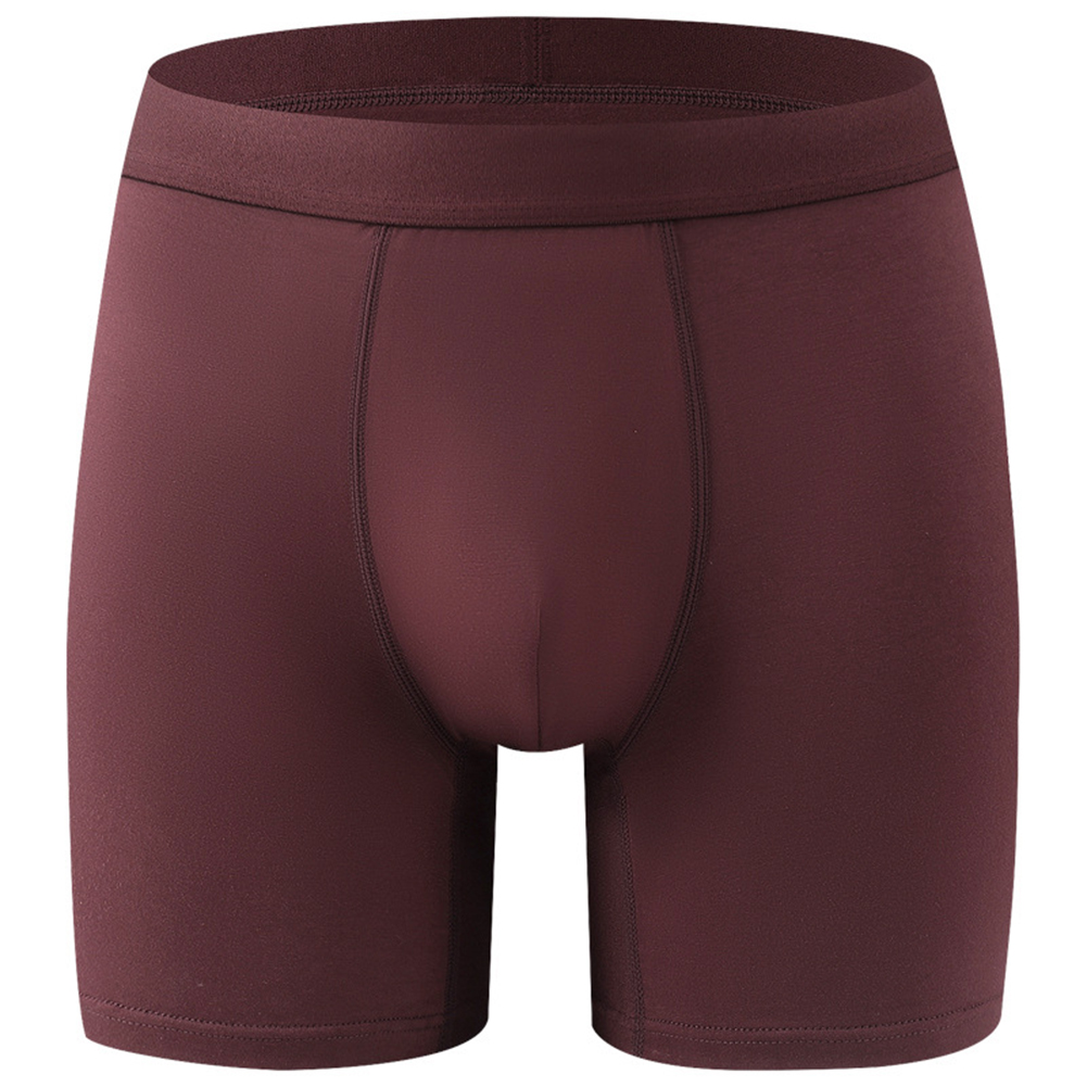 Men Long Leg Boxers Breathable - Bamboo Fiber Trunk 评论和价格
