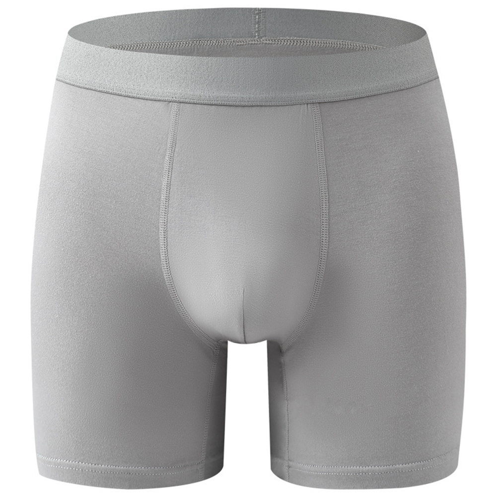 Men Long Leg Boxers Breathable - Bamboo Fiber Trunk 评论和价格