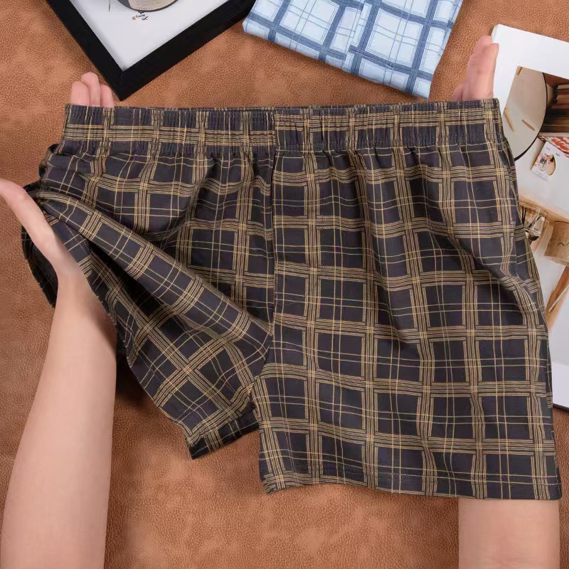 Men Panties Cotton BoxerShorts - Trunk Breathable Men 评论和价格