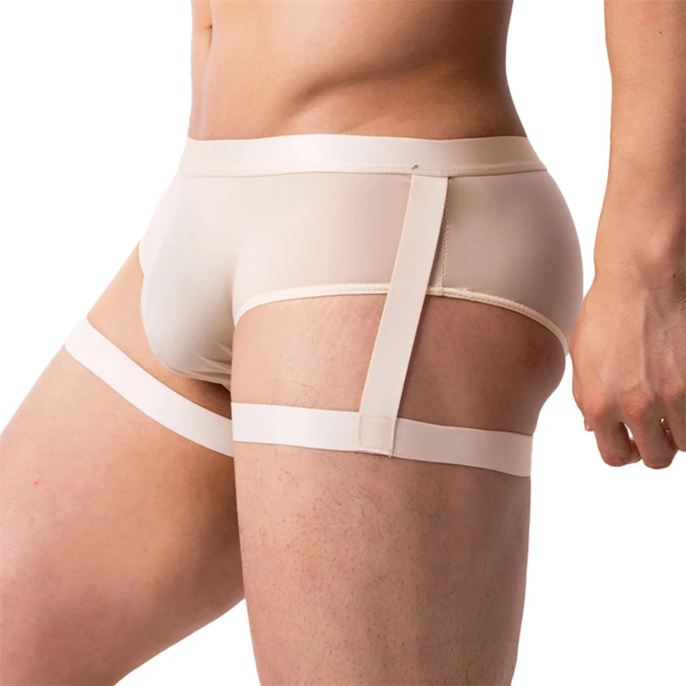 Mens Solid Color Boxers Underw - Bamboo Fiber Trunk 评论和价格