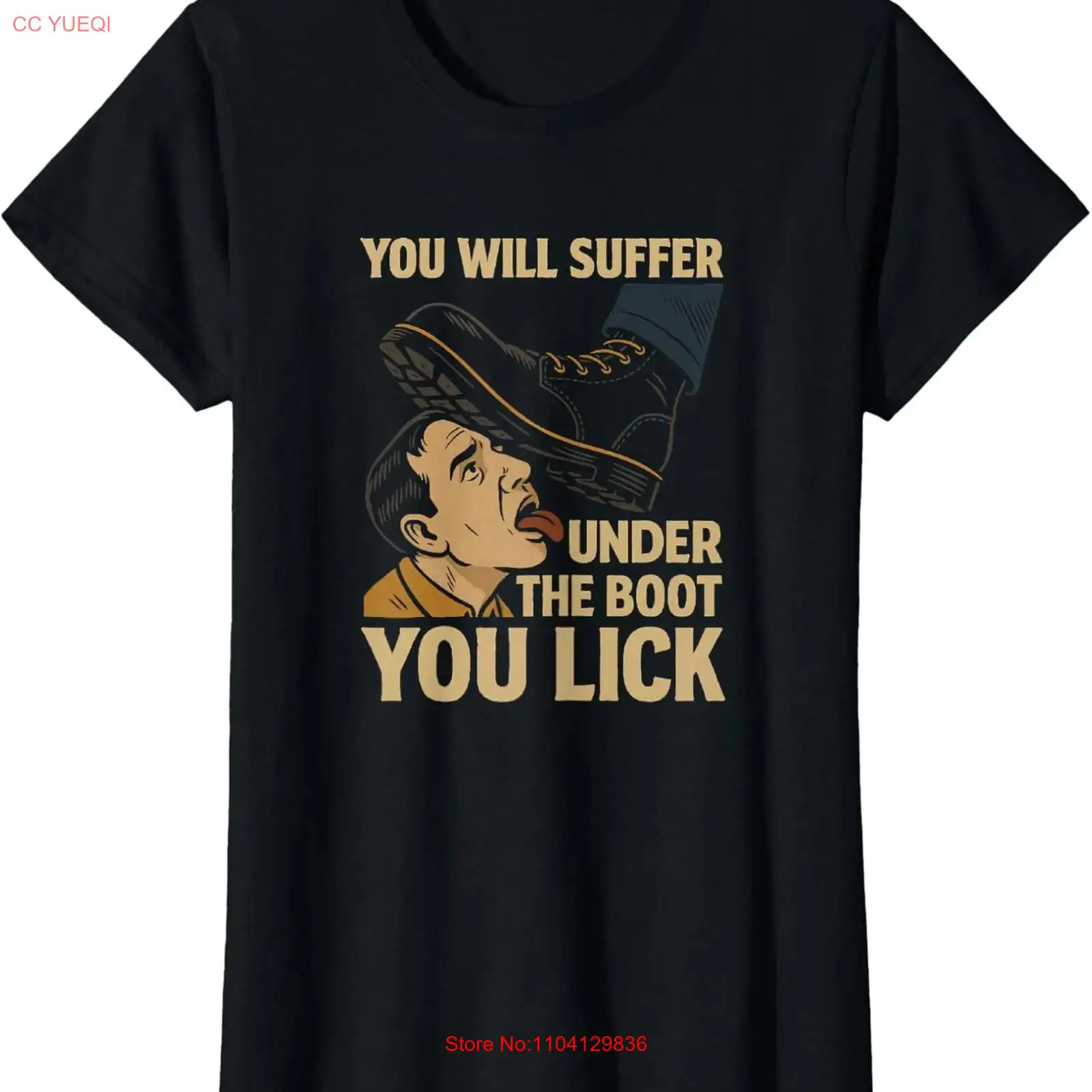 You Will Suffer Under The Boot - Undershirt Crew Neck 评论和价格