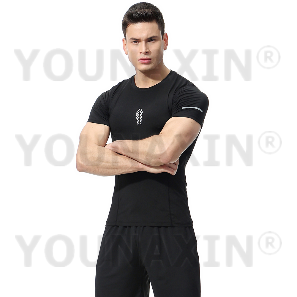 Men's Short Sleeves T-Shirt Gy - T Shirt Tight Fit 评论和价格