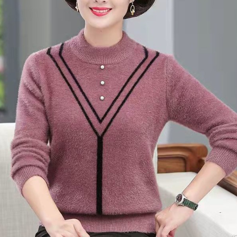 Women's Autumn Winter Solid Fl - Undershirt Crew Neck 评论和价格